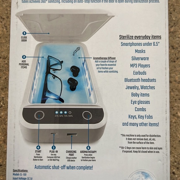 🐸👑 Multipurpose UV Sanitizer INFINITEK UPC 8 10016 09341 1 - Picture 6 of 10